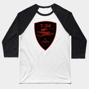 T-34 Tank Baseball T-Shirt